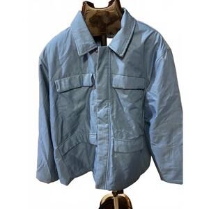 All in Motion Men’s Blue Wind/Water Resistant Jacket XL